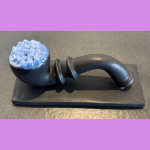 Lakridspibe - mat sort - bl top - mat sort bund - uden ophng