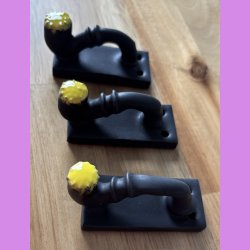 Sm piber til ophng - gul