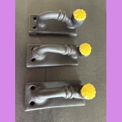 Sm piber til ophng - gul