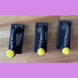 Sm piber til ophng - gul