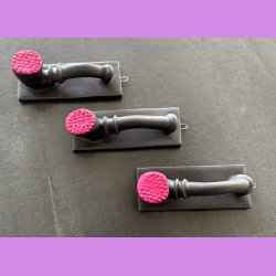 Lakridspibe - mat sort - Pink top - et oph�ng.