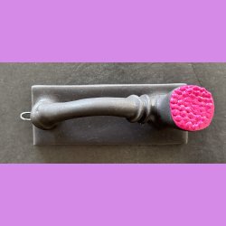 Lakridspibe - mat sort - Pink top - et oph�ng.