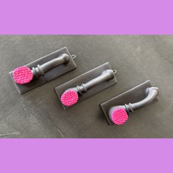 Lakridspibe - mat sort - Pink top - et oph�ng.