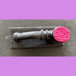 Lakridspibe - mat sort - Pink top - et oph�ng.