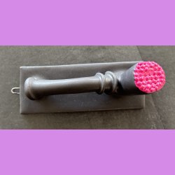 Lakridspibe - mat sort - Pink top - et oph�ng.