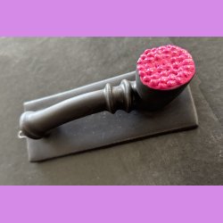 Lakridspibe - mat sort - Pink top - et oph�ng.