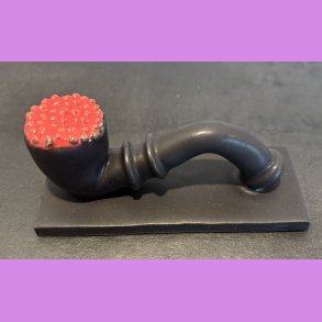  Lakridspibe - mat sort - rd (lys) top - mat sort bund