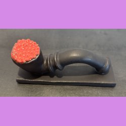  Lakridspibe - mat sort - rd (lys) top - mat sort bund