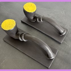 Stor lakrids pibe med gul top