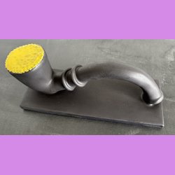 Stor lakrids pibe med gul top