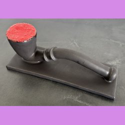 Stor lakrids pibe med rd top