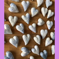 Boblende glde Magiske Lommehjerter