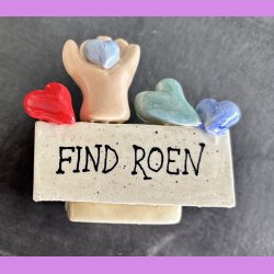 Visitkortholder - Find roen.