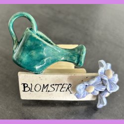 Visitkortholder - Blomster