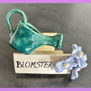 Visitkortholder - Blomster