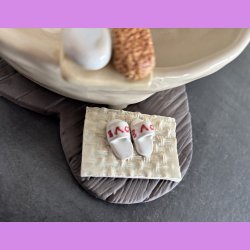 Badekar med creme og LOVE t�fler