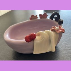 Badekar "PAUSE" i lyselilla