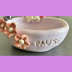 Badekar "PAUSE" i lyselilla