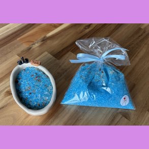 Gaveske med Badekar - Badesalt og et lommehjerte
