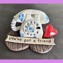 Retro Telefon "you`ve got a friend". Nr. 16