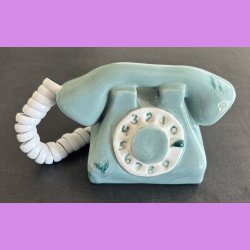 Telefon i grn