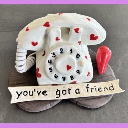  Retro Telefon "you`ve got a friend". Nr. 17