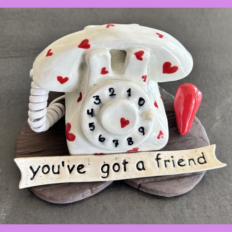  Retro Telefon "you`ve got a friend". Nr. 17