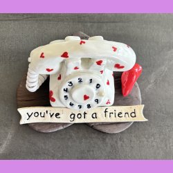  Retro Telefon "you`ve got a friend". Nr. 17