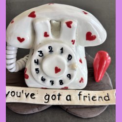  Retro Telefon "you`ve got a friend". Nr. 17