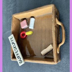 Guffeskuffe nr. 2 med vingummi sut- Lakrids konfekt - Skolekridt og karamelstang.