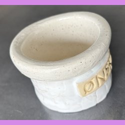 �nskebr�nd Hvid med creme i