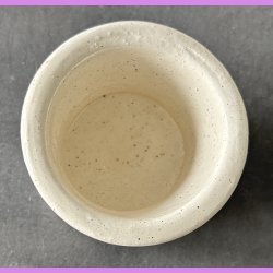 �nskebr�nd Hvid med creme i