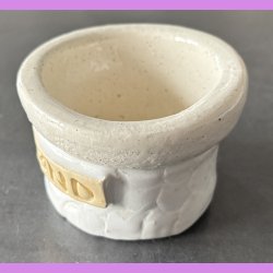 �nskebr�nd Hvid med creme i