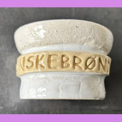 �nskebr�nd Hvid med creme i