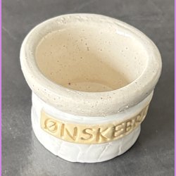 �nskebr�nd Hvid med creme i