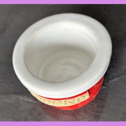 �nskebr�nd - R�d med hvid i.