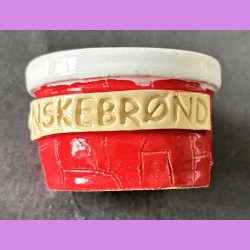 �nskebr�nd - R�d med hvid i.