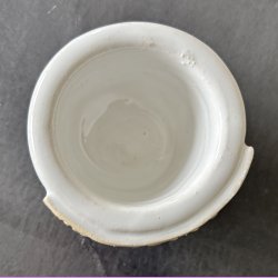 �nskebr�nd - Gr� med hvid inde i.