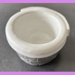 �nskebr�nd - Gr� med hvid inde i.