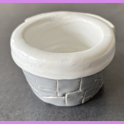 �nskebr�nd - Gr� med hvid inde i.