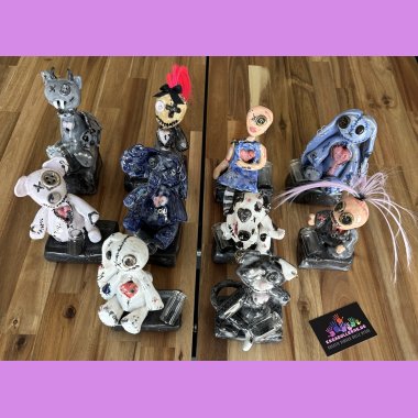 Keramik Voodoo Dukke - Figurer