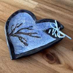 "Valavilje" Det healende hjerte fad 