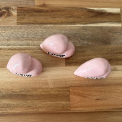 "LOVE" hjerte - Lyserd