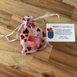 Rdt gld Magisk Lomme hjerter