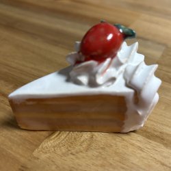 Lagkage stykke med jordbr Choko/Choko