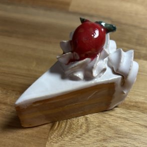 Lagkage stykke med jordb�r Choko/Choko