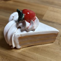 Lagkage stykke med jordbr Choko/Choko