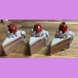 Lagkage stykke med jordbr Choko/Jordbr