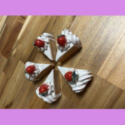 Lagkage stykke med jordbr Choko/Choko