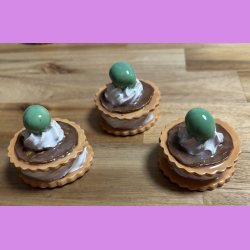 Medalje med vindrue - choko glasur